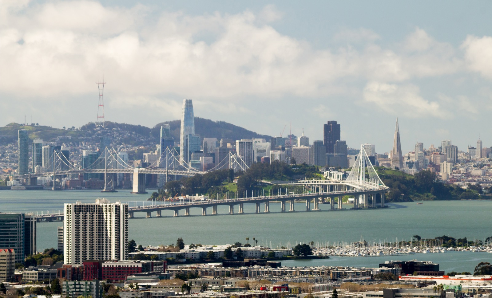 Panoramic view of San Francisco Bay Area from Frank Tapia photography studio
